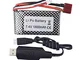 ZYGY 7.4V 1800mah lipo Batteria Alta velocità con Cavo di Ricarica USB da 7,4 V per WLTOYS...