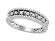 10 kt oro bianco donna rotonda diamante Milgrain Band anello 7/8 Cttw e 10ct oro bianco, 1...