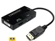 Adattatore DisplayPort, YIWENTEC dp1.2 DisplayPort a HDMI/DVI/VGA maschio a femmina cavo a...