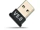 MACLY Adattatore Bluetooth 5.0 USB, Adattatore USB 5.0 Ricevitore Dongle Compatibile con W...