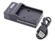 vhbw Caricabatterie micro USB compatibile con batteria per fotocamera Sony FDR-AX100E, FDR...