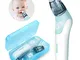 Aspiratore Nasale Neonato, Pulitore Naso Elettrico Ear Wax Cleaner Kit Neonato con 3 Ugell...