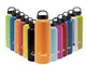 Laken Unisex - Adulto Alluminio Arancione 0,75 litri, BPA Borraccia in Alluminio Classic 0...