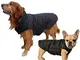 RTEAQ Cappotto Cani Cappotto Reversibile Impermeabile Medio Grande per Cani di Taglia Gran...