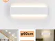 Lampade da Parete Interno Moderno LED 20W Ketom Bianco Caldo 2800K 60CM Applique da Parete...