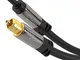 KabelDirekt - Cavo ottico audio digitale Mini-TOSLINK con protezione del segnale - 0,5m (M...