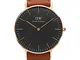 Daniel Wellington Orologio Analogico Quarzo Giapponese Unisex con Cinturino in Pelle DW001...