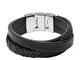 Fossil Bracciale Uomo con Cinturino in Acciaio Inossidabile JF02079040, Nero