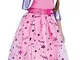 Ciao-Barbie Diva Princess Costume Travestimento Bambina Originale (Taglia 5-7 Anni), Color...