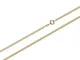 NKlaus curb chain 585 catena in oro giallo massiccio 5824, lunghezza 45cm, 2,9g, larghezza...