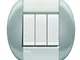 Bticino Livinglight lnb4804ts – ll-placa 4 m Blu Twin