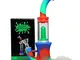 Bong in silicone mini bong in acrilico con percolatore di bong per affumicatore, 14,5 mm i...