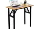 sogesfurniture Tavolo Pieghevole 80x40cm Scrivania compatta per Computer Scrivanie PC Uffi...