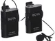 Boya Micro Wireless by-wm4 per Reflex e Smartphone