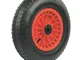 Select Hardware 9605SF - Ruota da 350 mm con perno da 2,5 cm, per trolley/carriola giocatt...