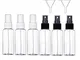 Flacone Spray Atomizzatore Vuoto Plastica Set Di Bottiglie Spray Da Viaggio Trasparente, 6...