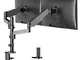 PUTORSEN® Supporto per 2 Monitor da scrivania per schermi 17-32 Pollici VESA Compatibile M...