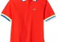 Lacoste Pj4914 Polo, Rosso (Corrida/Multicolore X1p), 14 Anni (Taglia Unica: 14A) Bambino