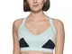 Puma Density H, Reggiseno Sportivo Donna, Blu (Fair Aqua White Black), 38-AB