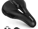 shenkey Sella da Bici, Confortevole Selle per Biciclette Sella per Bici Memory Foam Imbott...