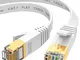 Folishine Cavo Ethernet Cat7 5m, cavo di rete Lan Gigabit RJ45 ad alta velocità, 10Gbps 60...