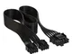 Corsair VGA PCIe5.0 12VHPWR Adapter Kabel (12+4pin) schwarz 600W, 65cm