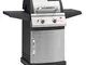 Landmann miton PTS 2.0 Grill Zona Cottura Gas Naturale Nero, Argento