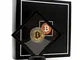 Bitcoin Moneta Fisica con espositore Rivestito Color Oro Pezzo da Collezione con Scatola E...