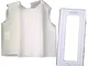 CAMICINA DELLA FORTUNA IN SETA SENZA MANICHE NANCY BABY ART.98 COLORE BIANCO MISURA UNICA