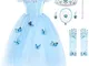 JerrisApparel Nuova Cerimonia Vestito dalla Ragazza Principessa Costume con la Farfalla (1...