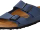 Birkenstock Arizona 51753, Sandali Unisex Adulto, Blu, 38