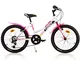 Dino Bikes 420D Girls City Metal Multicolour Bicycle - Bicycles (Upright, City, Metal, Mul...