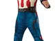 Rubie's Captain America - Deluxe - Avengers Age of Ultron -Costume Bambini - Grande - 147...