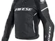 Dainese Racing 3 D-Air® Airbag Giubbotto moto in pelle Nero/Bianco/Rosso