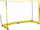 AmazonBasics - Porta portatile per calcio, facile da montare, 1,22 x 1,83 m, giallo