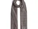 Guess Pashmina da uomo nera e grigio, con scritte in nero, taglia unica. AM8574WOL03. BIOS...