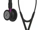 3M Littmann Cardiology IV Stetoscopio Diagnostico, Testina con Finitura Nera, Tubo Auricol...