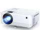 Proiettore APEMAN Portatile Videoproiettore, Supporto 1080P, LED Doppi Altoparlanti Incorp...