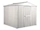 Notek Box in Acciaio Zincato Casetta da Giardino in Lamiera 2.75 x 1.75 m x h2.12 m - 87 k...