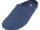 HAFLINGER Everest Fundus pantofole di feltro in un design semplice jeans, taglia 45