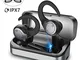 Cuffie Bluetooth Sport, Auricolari Bluetooth Senza Fili Hi-Fi Bass Cuffiette in Ear con Cu...