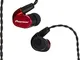 Pioneer SE-CH5T(R) Cuffie Hi-Res Audio In-Ear (cavo Over-the-ear, no loop, design intrecci...