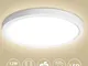 Oeegoo LED Plafoniera 12W 13mm Ultra magro Lampada da soffitto luce da incasso LED Rotonda...