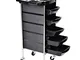 Carrello Portaoggetti Parrucchiere Professionale, Carrello Parrucchiere con 5 Cassetti con...