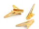 Aexit 4Pcs RC Plane Parts 31 x 9 x 30mm Alluminio Control Horns Gold Tone ID: 424600