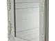 32x27x3cm rettangolo Parete specchio, Annata-Antico-cornice di Legno fatto a mano, bianco,...