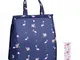 Borsa Termica Pranzo, 25x16x30cm Pratico Sacchetto da Pranzo Pieghevole di Alta qualità pe...