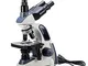 SWIFT SW380T microscopio trinoculare professionale,40X-2500X, testa Siedentopf, oculari gr...