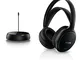 PHILIPS AUDIO SHC5200/10 Cuffie HiFi Wireless Sovrauricolari (32-mm-Driver, Trasmissione F...