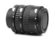 Lepeuxi XT-365 Auto Focus AF Macro prolunga tubo adattatore Anello Set 12mm 20m 36mm per N...